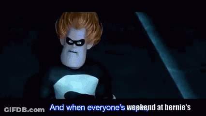 Cartoon Scene And When Everyone's Weekend At Bernie's GIF