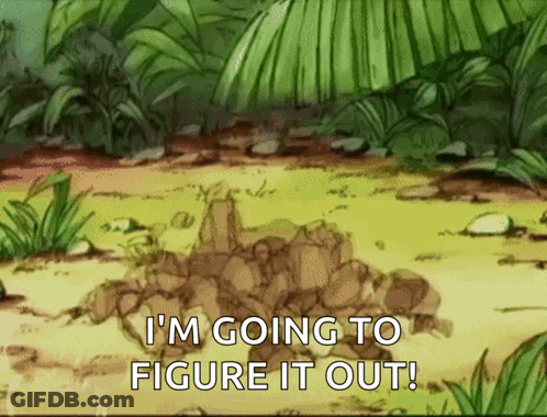 Cartoon Scene I'm Going To Figure It Out GIF