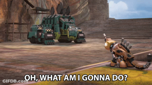 Cartoon Scene Saying Oh What Am I Gonna Do GIF