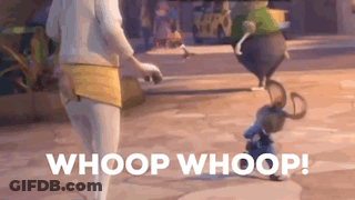 Cartoon Scene Saying Whoop Whoop GIF