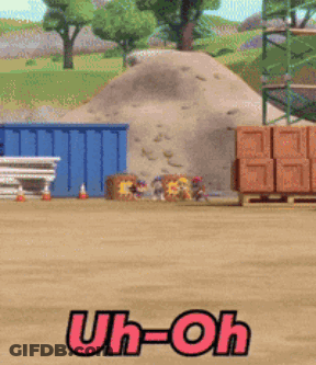 Cartoon Scene Uh-Oh GIF