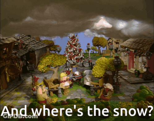 Cartoon Scene With Snow GIF