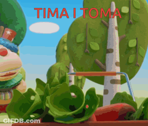 Cartoon Scene With Tima I Toma In Red GIF