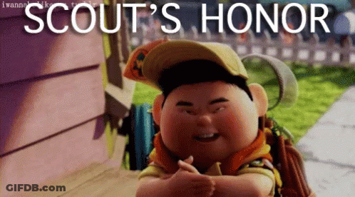 Cartoon Scout's Honor GIF