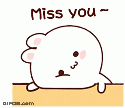 Cartoon Seal Miss You GIF