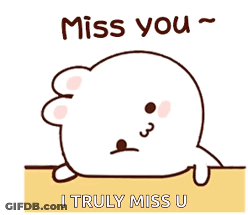 Cartoon Seal Miss You GIF
