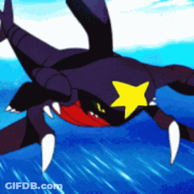 Cartoon Shark With Yellow Star On Head GIF