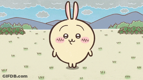 Cartoon Sheep In Grassy Field With Mountains GIF
