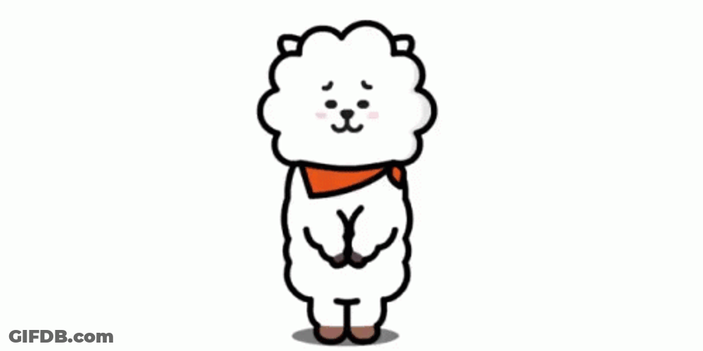 Cartoon Sheep Taking A Bow GIF
