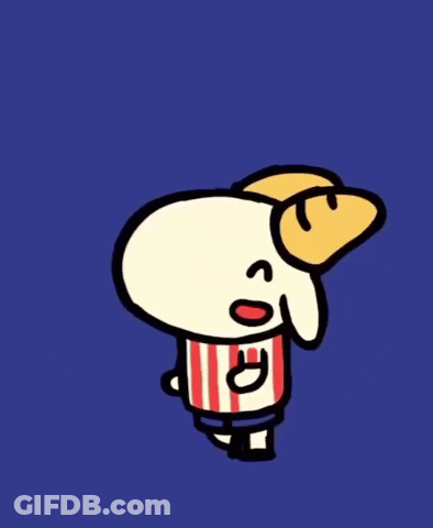 Cartoon Sheep With D Shirt GIF