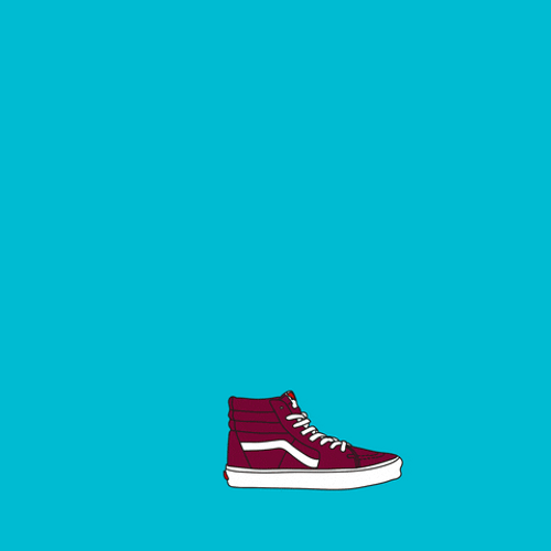 Cartoon Shoes With Plant Sprouts GIF