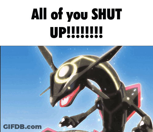 Cartoon Shut Up Mf Gomu Gomu Red Hawk GIF