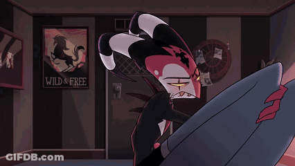 Cartoon Sitting In Front Of Free Sign GIF