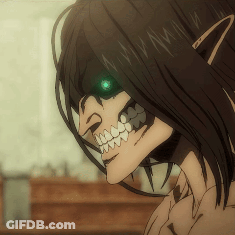 Cartoon Skeleton With Green Eyes GIF