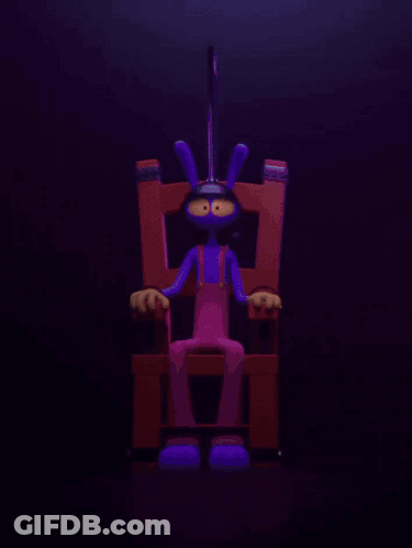 Cartoon Skeleton With Lightning Bolt Behind It GIF