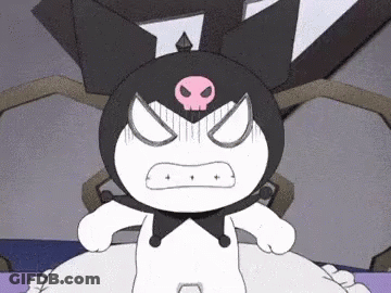 Cartoon Skull Head Making Funny Face GIF