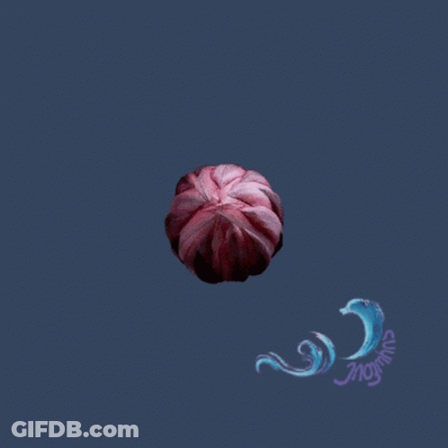 Cartoon Skunk In Flowers Saying Stinky Misses You GIF
