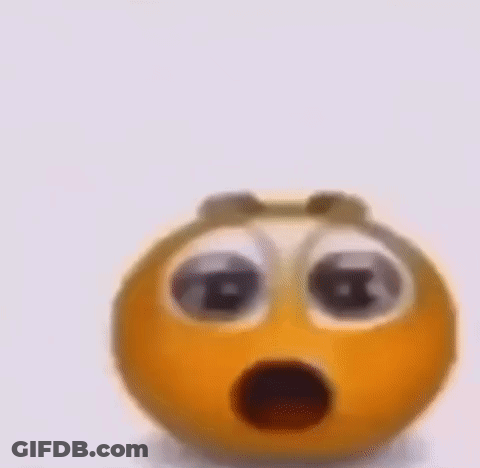 Cartoon Smiley Face Saying Holy GIF