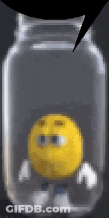 Cartoon Smiley Face With Hand In Mouth GIF