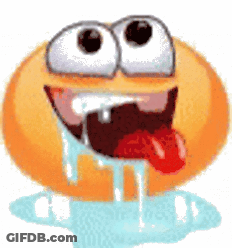 Cartoon Smiley Face With Tongue Out And Tears GIF