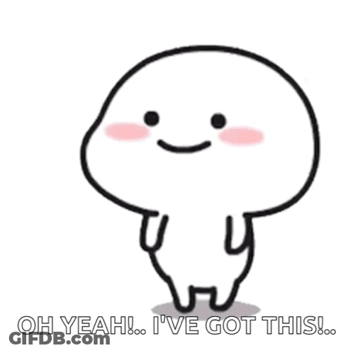 Cartoon Smiling Character Saying Oh Yeah GIF
