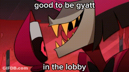 Cartoon Smiling Says Good To Be Gyatt In The Lobby GIF