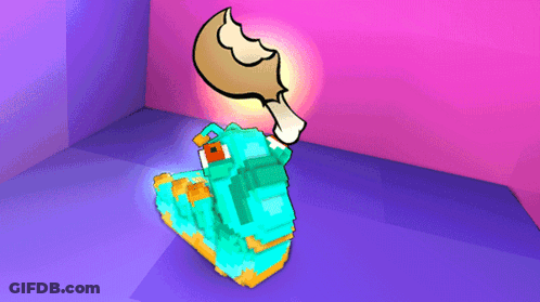 Cartoon Snake With Sword In Mouth GIF
