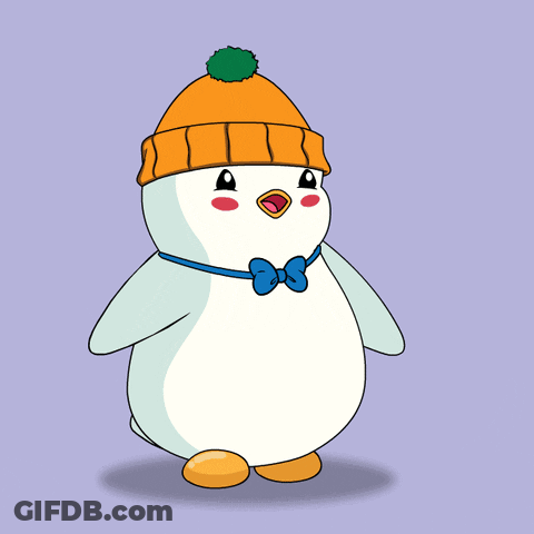 Cartoon Snowman Wearing Hat And Scarf GIF