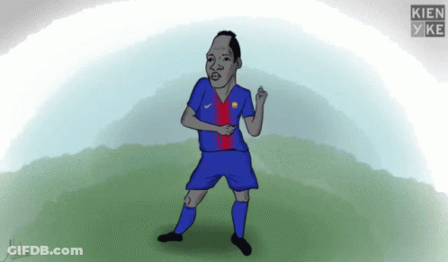Cartoon Soccer Player Kien Y Ke GIF