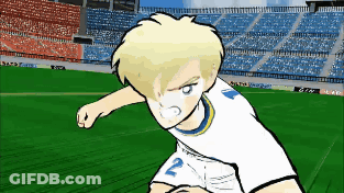 Cartoon Soccer Player Number 2 GIF