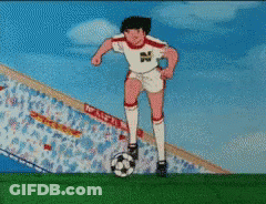 Cartoon Soccer Player Number 2 GIF