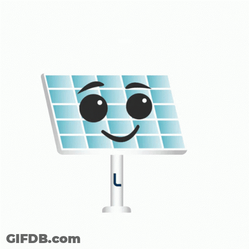 Cartoon Solar Panels GIF