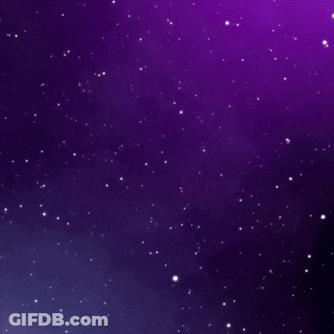 Cartoon Solar System With Planets And Stars GIF