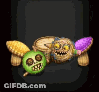 Cartoon Spider With Green Head And Purple Wings GIF