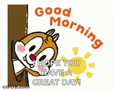 Cartoon Squirrel Peeking From Behind Tree GIF