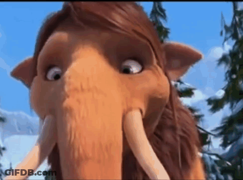 Cartoon Squirrel Sitting At Night GIF