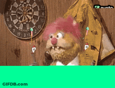 Cartoon Squirrel With Pink Hair LFG GIF