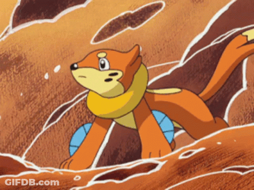 Cartoon Squirrel With Scarf Around Neck GIF