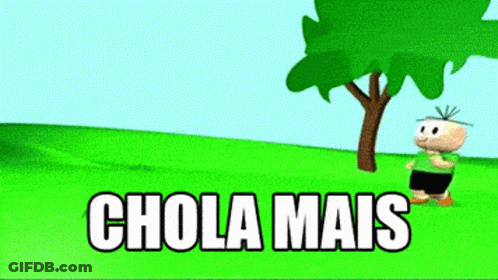 Cartoon Standing In Grassy Field Chola Mais GIF