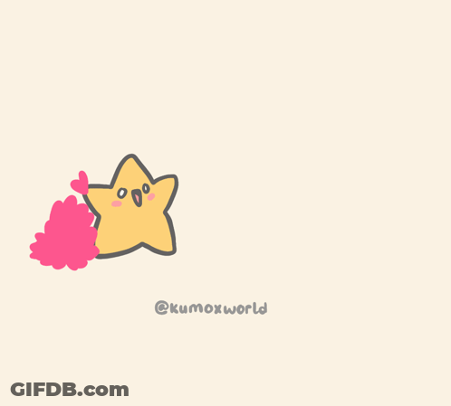 Cartoon Star With @Kumoxworld GIF