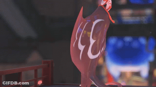 Cartoon Stingray With Gun On Back GIF