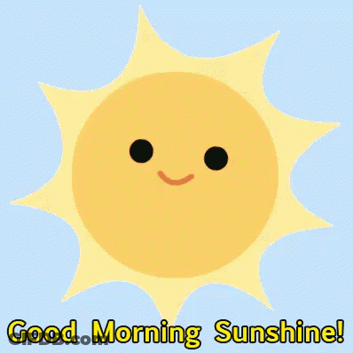 Cartoon Sun Good Morning Sunshine GIF