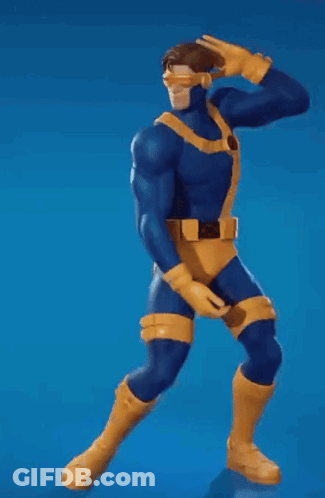 Cartoon Superhero Standing GIF