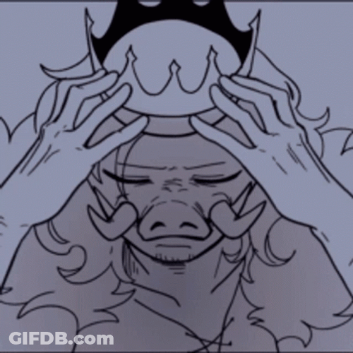 Cartoon Technoblade Being Mysterious GIF