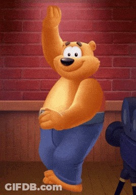 Cartoon Teddy Bear Dancing GIF