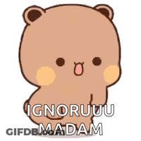 Cartoon Teddy Bear Giving Thumbs Up Ignoruu Madam GIF