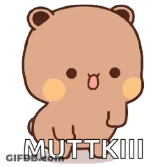 Cartoon Teddy Bear Mutkkill GIF