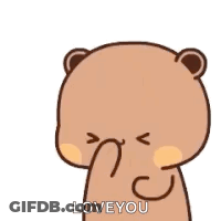 Cartoon Teddy Bear Saying Love You GIF