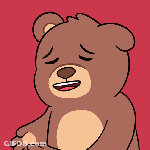 Cartoon Teddy Bear With Hermes GIF