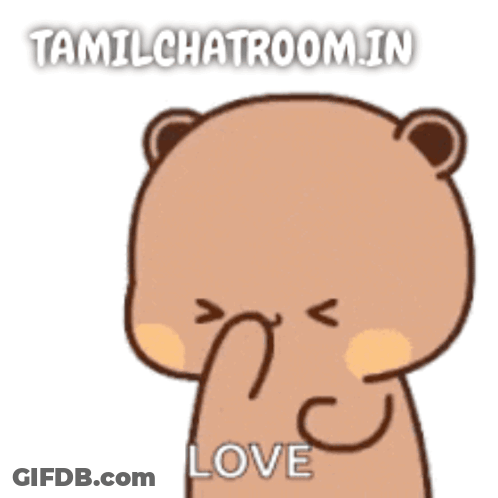 Cartoon Teddy Bear With Love GIF